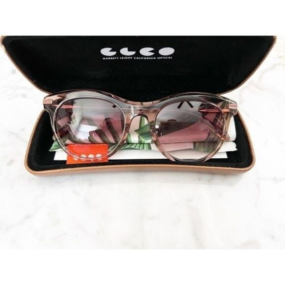 NWOT Garrett Leight Andalusia Gradient Cat-Eye Sunglasses in Desert Rose